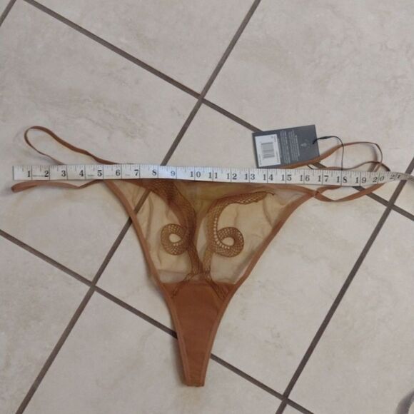 NWT Rare Thistle and Spire Medusa Thong Liquid Gold size 3X - Picture 6 of 10
